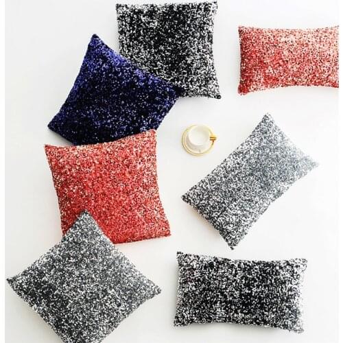 GY0135 Bling Printed Cotton Cushion Case (No Filling) 1PC Polyester Home Decor Bedroom Decorative Sofa Car Throw Pillows