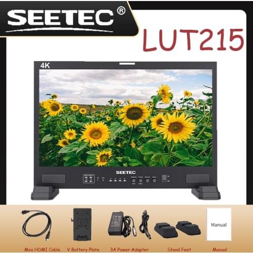 SEETEC LUT215 21.5 inch 3D LUT Broadcast Studio Monitor 3G-SDI 4K HDMI Full HD 1920 x1080 for Outdoor filming Post Production