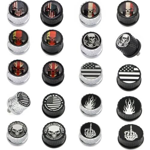 Custom Design 6mm Aluminum Knurled Motorcycle Rear Seat Bolt Screw Nut Mount for Harley Touring Road King 1996-2017