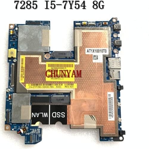 NEW 2-in-1 Tablet Motherboard for DELL Latitue 12 7285 CAJC0 LA-E441P I5-7Y54 8G CN-0TPY66 TPY66 Mainboard 100%Tested