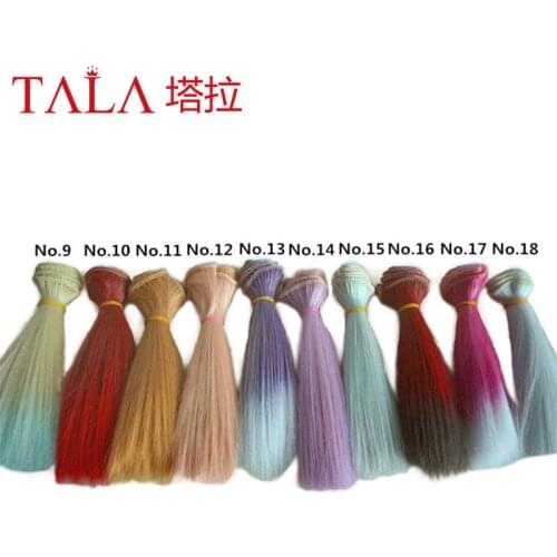 Wholesales 1pcs 15*100cm BJD/SD Doll hair/ DIY doll straight wigs hair wig for bjd doll