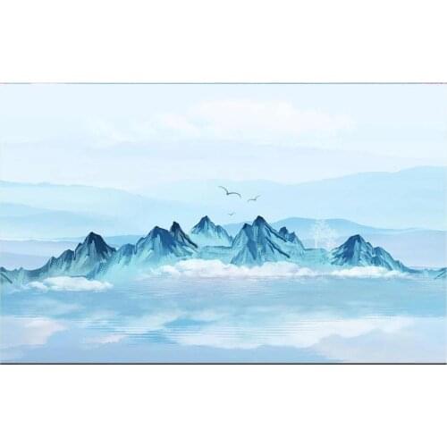 Custom photo murals wallpapers for walls 3 d New Chinese style idyllic landscape living room mural wall papers home decor