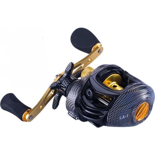 Water Drop Fishing Wheel Reel Large Line Capacity Light Left Hand Right Hand Bait Throwing Fish Reels