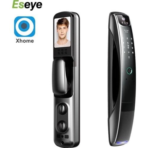 Eseye Smart Door Lock With XHOME Face Recognition Camera WiFi Wireless Fingerprinty App Unlock Moniton Function With Door Bell