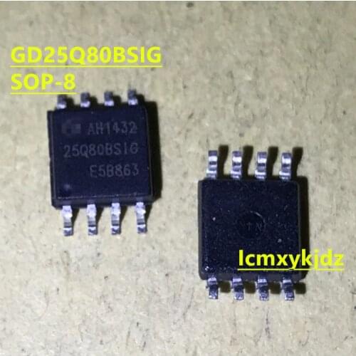1Pcs/Lot , GD25Q80BSIG 25Q80BSIG 8MBIT SPI FLASH SOP-8 , New Original Product , fast delivery