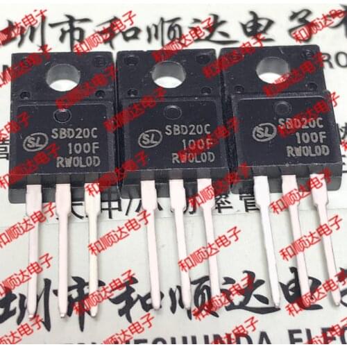10pcs/lot SBD20C100F New Spot TO-220F 100V 20A