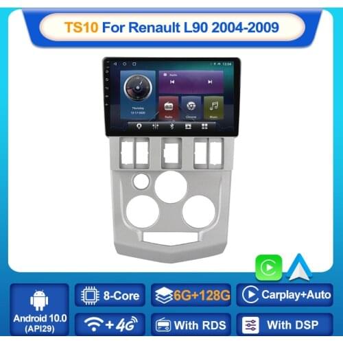 MEKEDE TS10 Android 10 4G Lte DSP For Renault Logan 1 L90 2004-2009 Car Radio Multimedia Video Player Navigation GPS 2din No DVD
