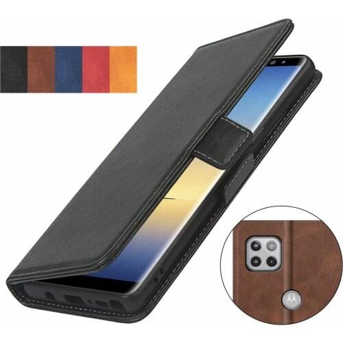 Pu leather fitted case for Motorola One 5G Ace Wallet Cover Short-buckle Flip book holster protective phone bag case GG
