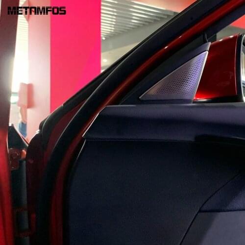 For Mazda CX-30 CX30 2020 2021 2022 Car Door Loudspeaker Stereo Audio Speaker Cover Trim Sticker Inner Accessories Car Styling