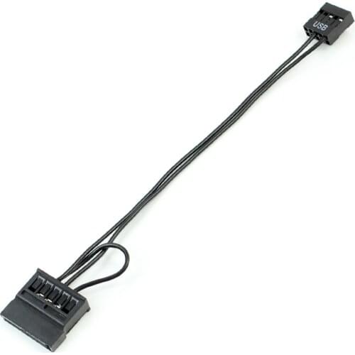 USB to SATA Power Cord ITX Motherboard USB9 pin 2.5 inch to Single SATA Notebook SSD Power Supply Cable 30CM