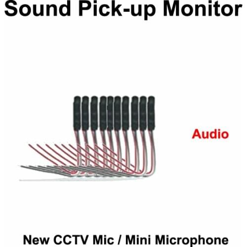 CCTV Camera Mic High sensitive MIni Sound Pick-Up Monitor Security Camera Microphone Voice Audio CCTV System