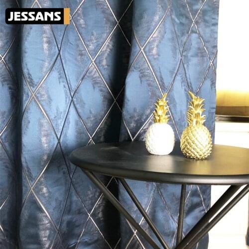 2021 Manufacturers New Nordic Minimalist Modern Light Luxury Wind Blackout High-end Living Room Bedroom Finished Custom Curtains