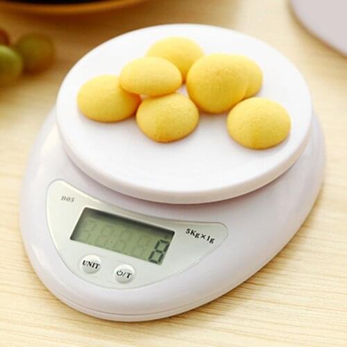 3 Units 5KG/1g LCD Display Digital Kitchen Scale Food Weight Tool 5000g 1g Digital Kitchen Food Diet Postal Scale