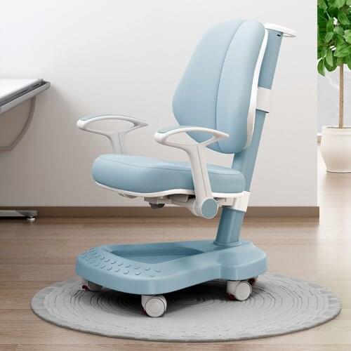 Childrens Learning Chair Home Corrective Sitting Posture Ergonomic Chair Adjustable Lifting Writing Study Chair for Girls