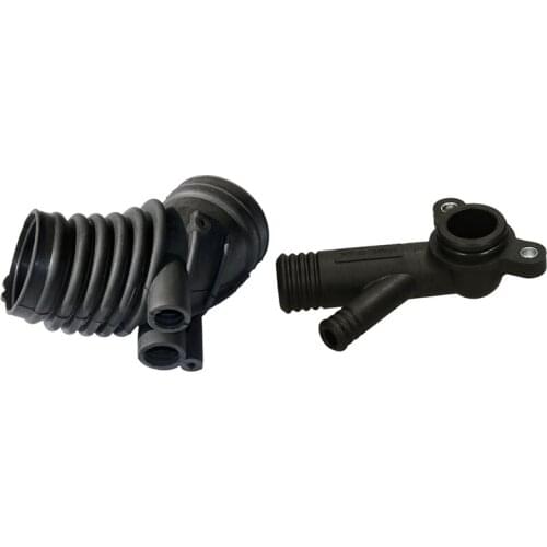 1 Pcs Air Filter Intake Pipe Hose 13711739574 & 1 Pcs 11531739208 Coolant Flange Pipe