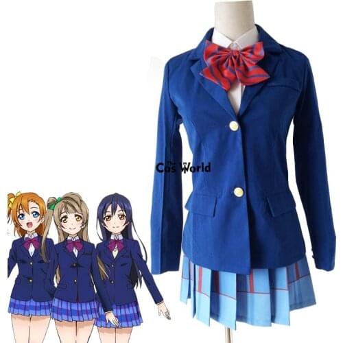 Love Live Winter Otonokizaka High School Uniform Minami Kotori Kousaka Honoka Sonoda Umi Outfit Anime Cosplay Costumes