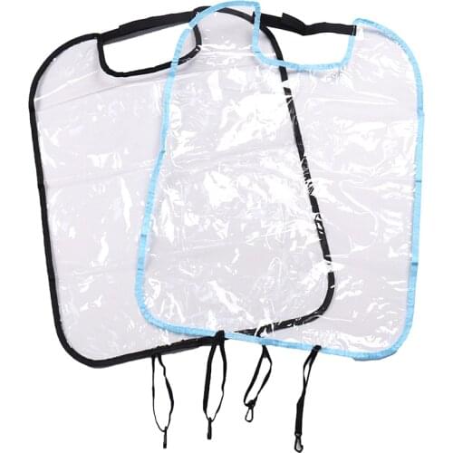 2pcs Waterproof Kids Anti-Kick Car Seat Back Covers Stain-Resistant From Dirt
