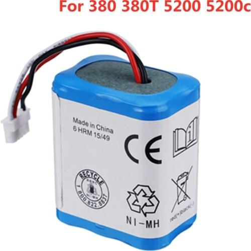 7.2V 2.5Ah/2.8Ah/3.0Ah Ni-MH Battery for irobot braava 380 380t 381 Mint 5200 5200C 7.2v 2500mah Rechargeable battery 1Pcs