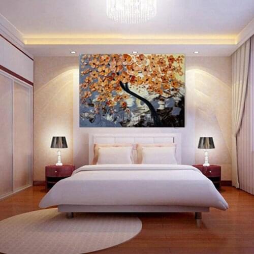 Free shipping abstract paintings knife oilpainting on canvas 100% handmade decoration modern abstract acrylic paintings