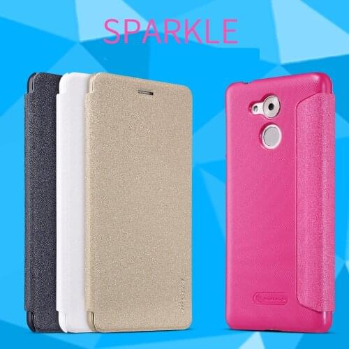 Huawei Honor 6C cover Huawei Honor 6C case NILLKIN Sparkle super thin humanized flip cover Protective case with retail package