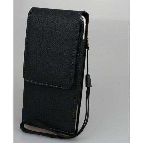 Belt Clip PU Leather Waist Holder Flip Pouch Case for Blackview BV7000 Pro S8 /Oukitel K5000/HomTom S7