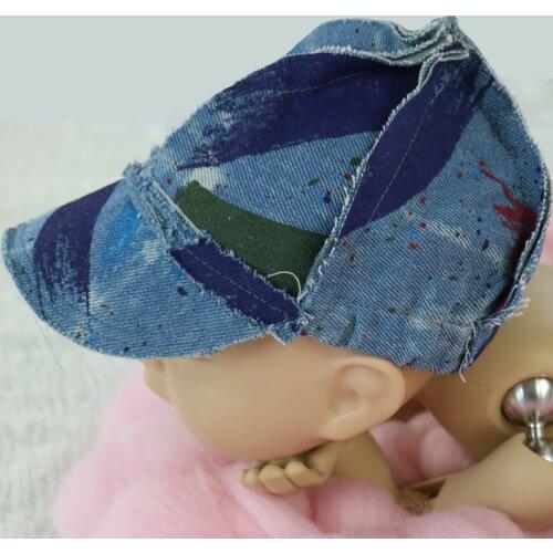 Don&Judy Newborn Photography Props Newborn Denim Hat Baby Photo Studio Photography Props Cap Baby Photography Props