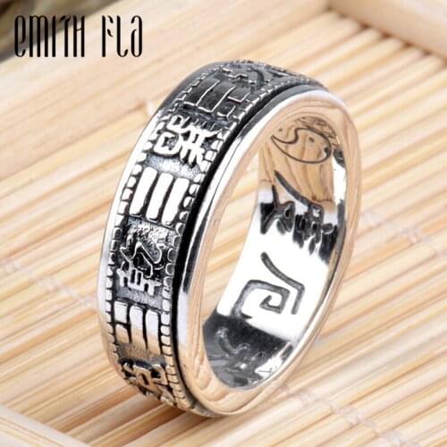 Emith Fla Silver Rings For Men