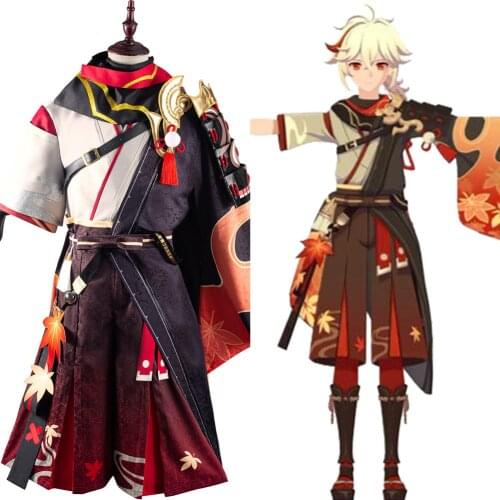 Genshin Impact Kazuha Cosplay Costume Outfits Uniform Halloween Carnival Suit