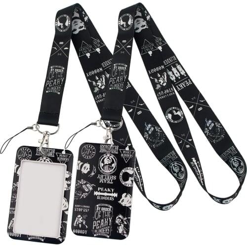 LT54 Peaky Blinders Lanyard For Keychain ID Card Pass Gym Mobile Phone USB Badge Holder Key Ring Neck Straps Accessories