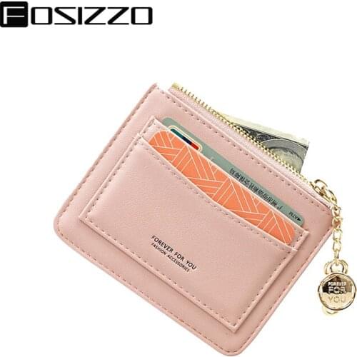 Small Coin Purse With Card Holder FS3046
