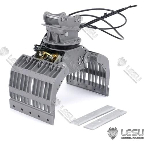 Metal Grab Grapple Grabhook Selector for LESU 1/14 RC Hydraulic Excavator Komatsu AC360 DIY Model