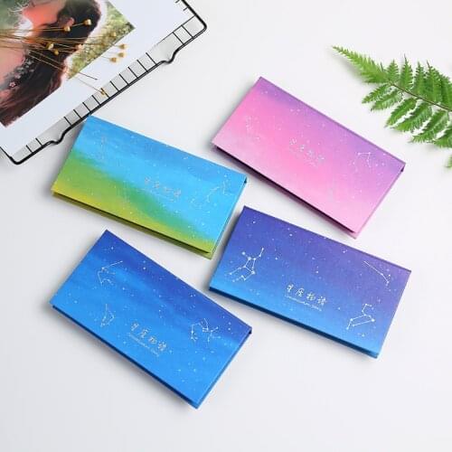 Boxed Constellation Stickers Color Simple N Times Stickers Combination Notes Can Tear Message Stickers Memo Pads