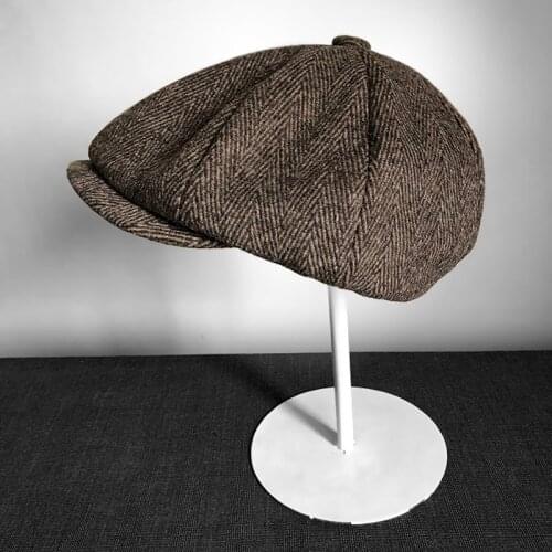 New 2020 Tommy Shelby Men Berets Vintage Herringbone Octagon Cap WomenS Casual Pumpkin Hat Gatsby Flat Newsboy Hats BLM222