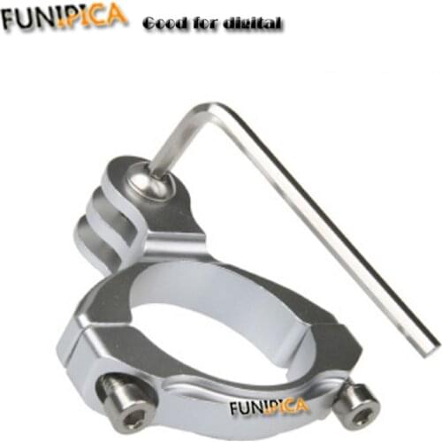 NEW camera Accessories for Gopro hero 3/4/5/6 Aluminum alloy Bicycle clip Gopro3/4/5/6 Securing clip free shipping