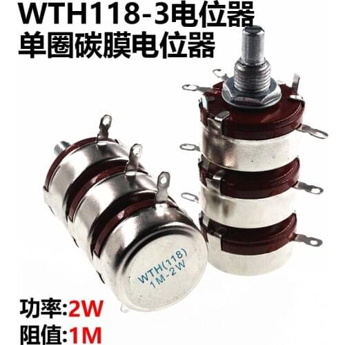 New WTH118 2W 1M WTH(118) WTH118-3 3 layer dual potentiometer triple potentiometer