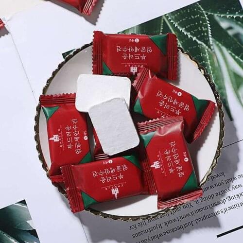 20PCS/Bag Hotel Disposable Compressed Towel Washcloth Napkin Portable Outdoor Travel Towel Cotton Tissue Cleaning Face Towels