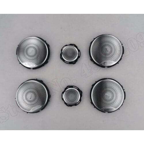 Audio Speaker Panel For Mercedes Benz C-Class W205 Car 6 Covers Silver Interior Door Trim Loudspeaker Midrange Lid Accessories