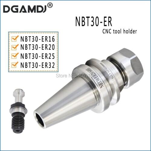 New NBT30 ER32 ER25 ER20 ER16 60L 70L Collet chuck holder ER toolholder CNC Milling Lathe