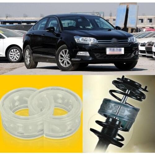 2pcs Power Front /Rear Shock Suspension Cushion Buffer Spring Bumper For Citroen C5