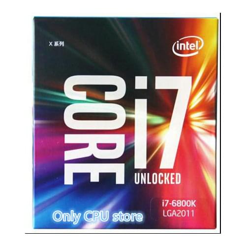 Intel/ Intel I7-6800K boxed CPU six core processor with ASUS X99-A X99 Free shipping