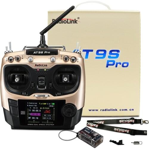 RC helicopter Remote Control Radiolink AT9 2.4GHz 9ch RC Transmitter DIY Quadcopter remote control Radio & Receiver
