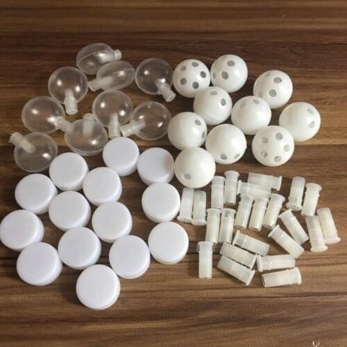 80pcs Mix-and-match Pet dog/ cat Baby Squeakers Rattle Ball Noise and whistle Insert Dog Toy