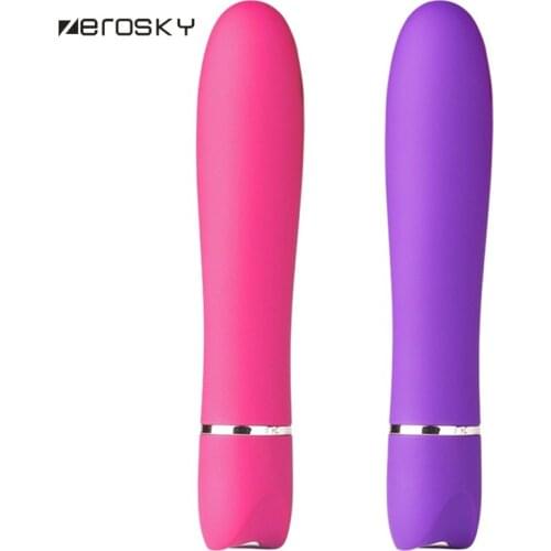 Zerosky Waterproof Wand Vibrator G spot Stimulation Vibrator Dildo Sex Toys for Woman Silicone Massage Stick Adult Sex Products