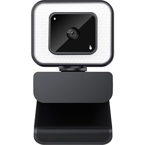 4K USB Webcam Wide Angle Auto Focus 3-level Brightness Adjustment USB Web Camera Built-in Noise Reduction Microphone PC Webcam