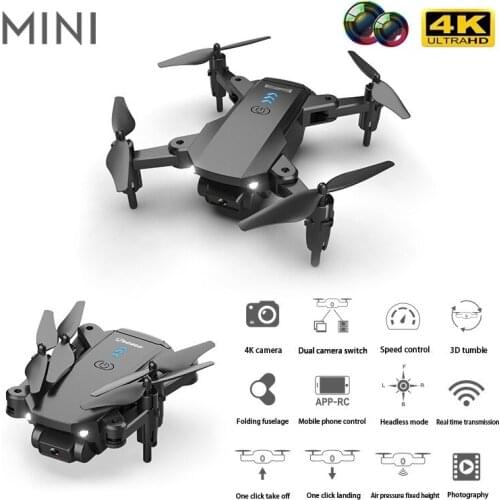 Folding Drone Aerial Vehicle Mini Remote Control Quadcopter 4K HD Aerial Photography Fixed Height RC Toy