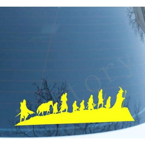 Fantasy Literature Rings Caravan Fellowship Wall Decals Middle Earth Movie Art Cool for Car/Laptop/ MacBook Vinyl Wall Sticker