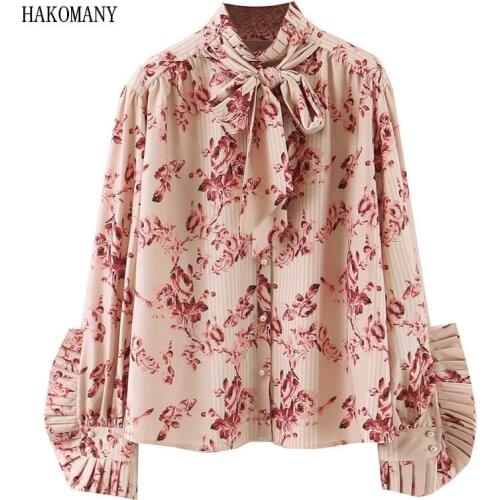 Женские шифоновые рубашки HAKOMANY China At AliExpress