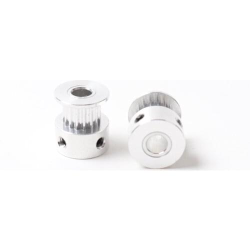 Cloned Gates 3D Printer GT2 Pulley 16/20Teeth Bore 5mm For GATES GT2 6mm Width Open Timing Belt