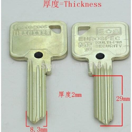 A229 Wholesale Locksmith Brass House Home Door Blank Empty Key Blanks Keys 5 pieces/lot