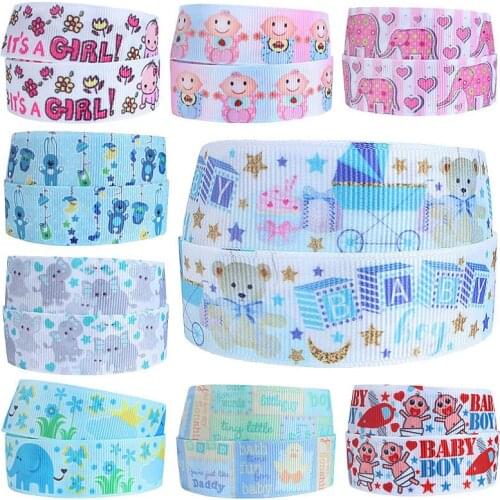 FLRA Ribbon Wholesale hairbands ribbon, free shipping baby boys and girls printed cartoon character grosgrain ribbons